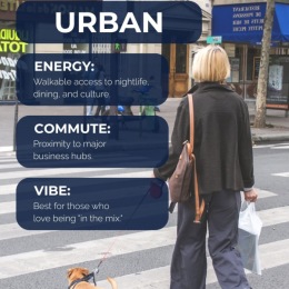 a woman walking her dog